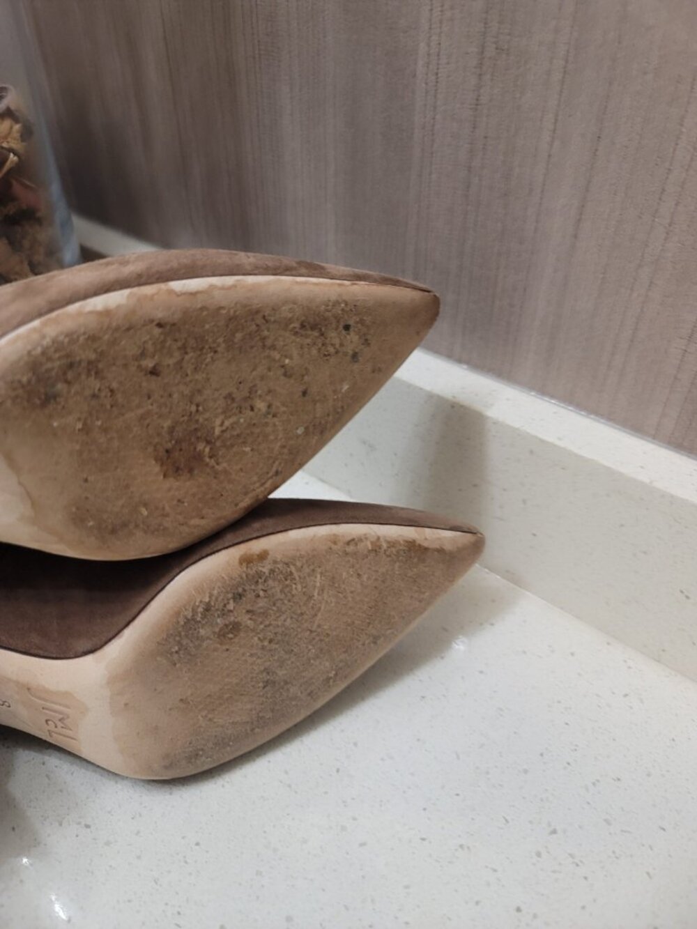 J. McLaughlin Brown Suede Leather Beatrice Heels With Tortoise Block Heel 8 M - Picture 7 of 10